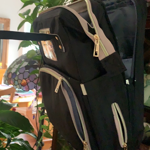 Xmwealthy new diaper bag black carry all - Picture 2 of 6